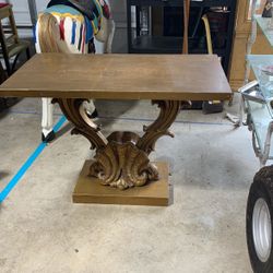 Ornate gold table