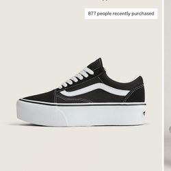 Old Skool Platform Vans 6.5 