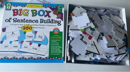 "Big Box of Sentence Building" for early readers