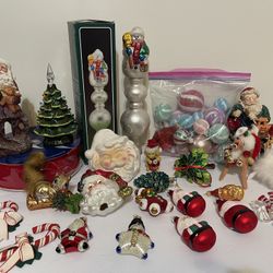#11 Mixed Lot Of Christmas Items 
