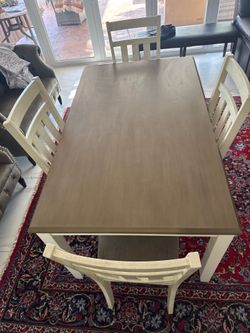6 Seat Elegant dining Room Set With 4 Chairs