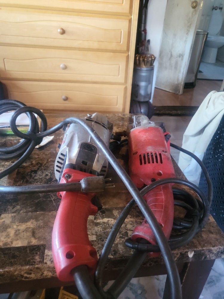 2 Big Milwaukee Disc Sanders