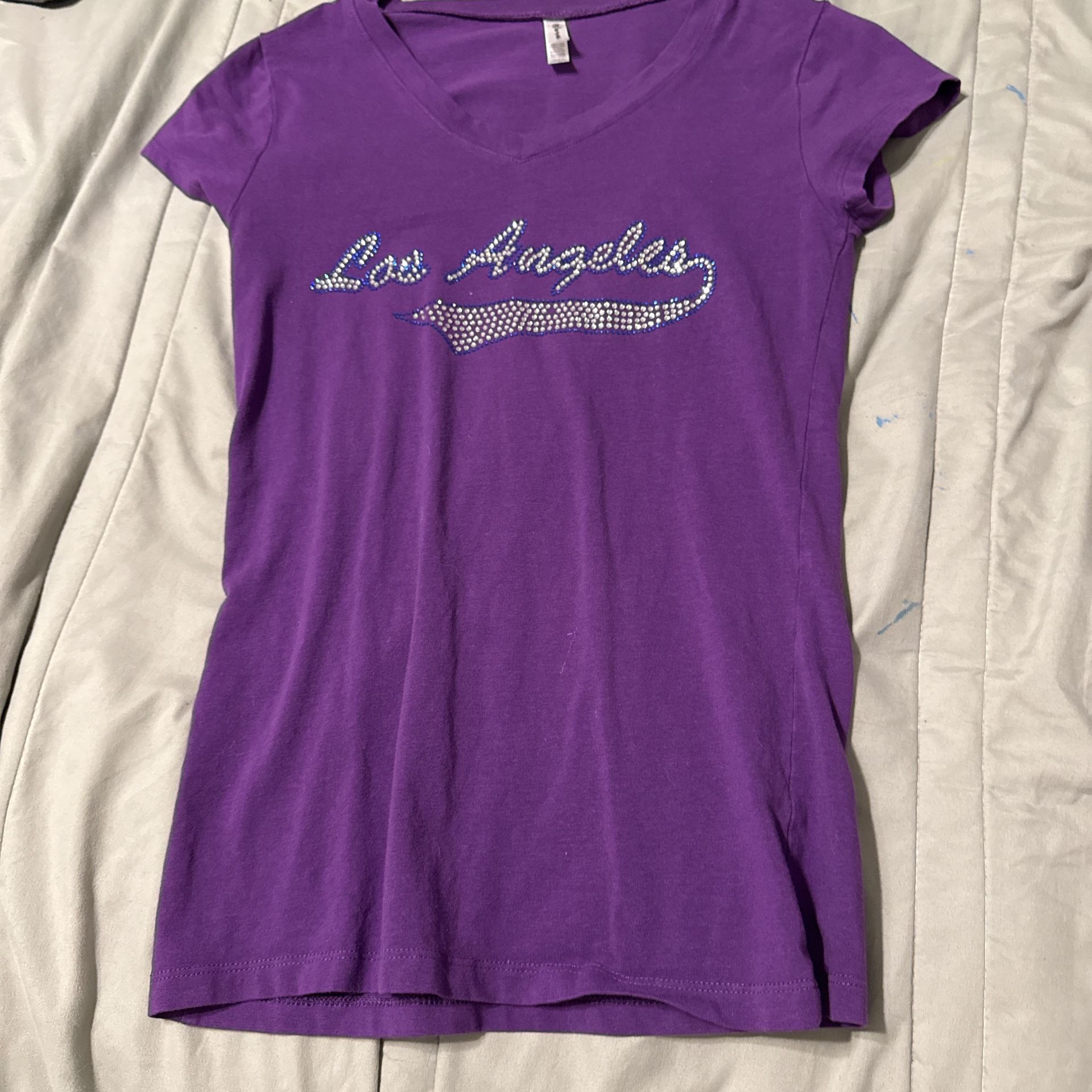 Purple Los Angelus T Shirt 