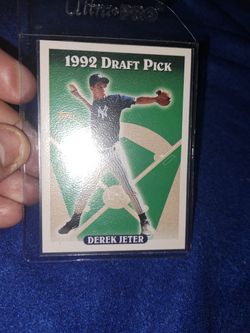 1993 Topps Draft Pick Derek Jeter Rookie Card