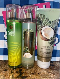 Bath & body works Waikiki beach coconut set