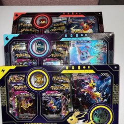 Pokemon jolteon Flareon Vaporeon Vmax Boxes