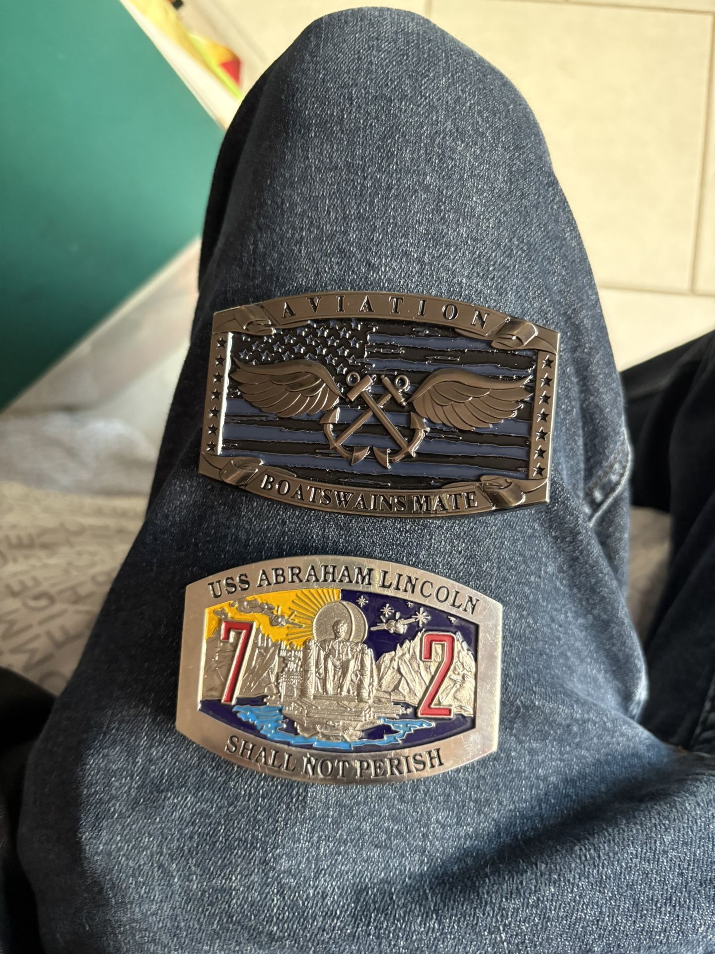 Navy Belt Buckles