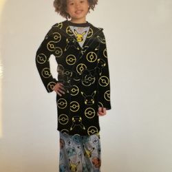 Pajamas With Robe Pokémon For Boys 