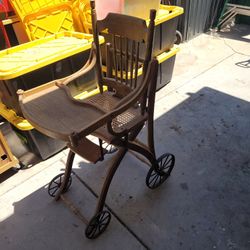 Antique Stroller Highchair