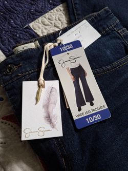 Jessica Simpson Wide Leg Vintage Lived-in Style Women's Jeans NWT SZ 10 & 6 