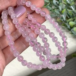 6.5mm Rose Quartz 💕🌸