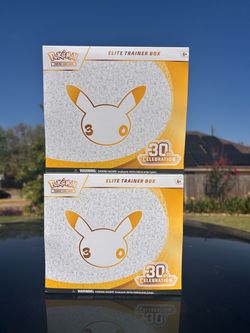 2x Pokémon TCG 30th Celebration Elite Trainer Box x2