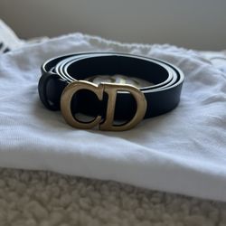 Christian Dior Saddle Belt Size 95 - As Good As New (WOMENS)
