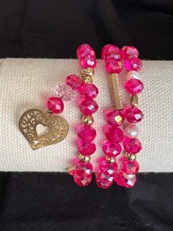 Crystal beaded bracelet
