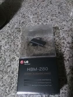 LG Bluetooth, retail for $49.99, asking for $35.00 or best offer