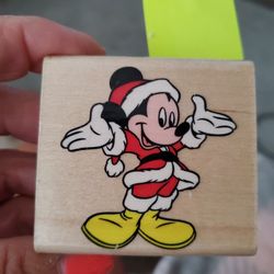 New Mickey Mouse Rubber Stamp