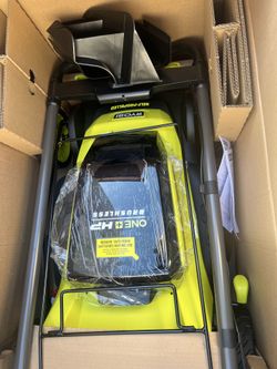 NEW 20 inch RYOBI ONE+ HP 18V . Cordless Battery Walk Behind Self-Propelled Lawn Mower w/ (2) 6.0 Ah Batteries