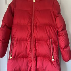 Girl Red Down Coat For Sale(used) 