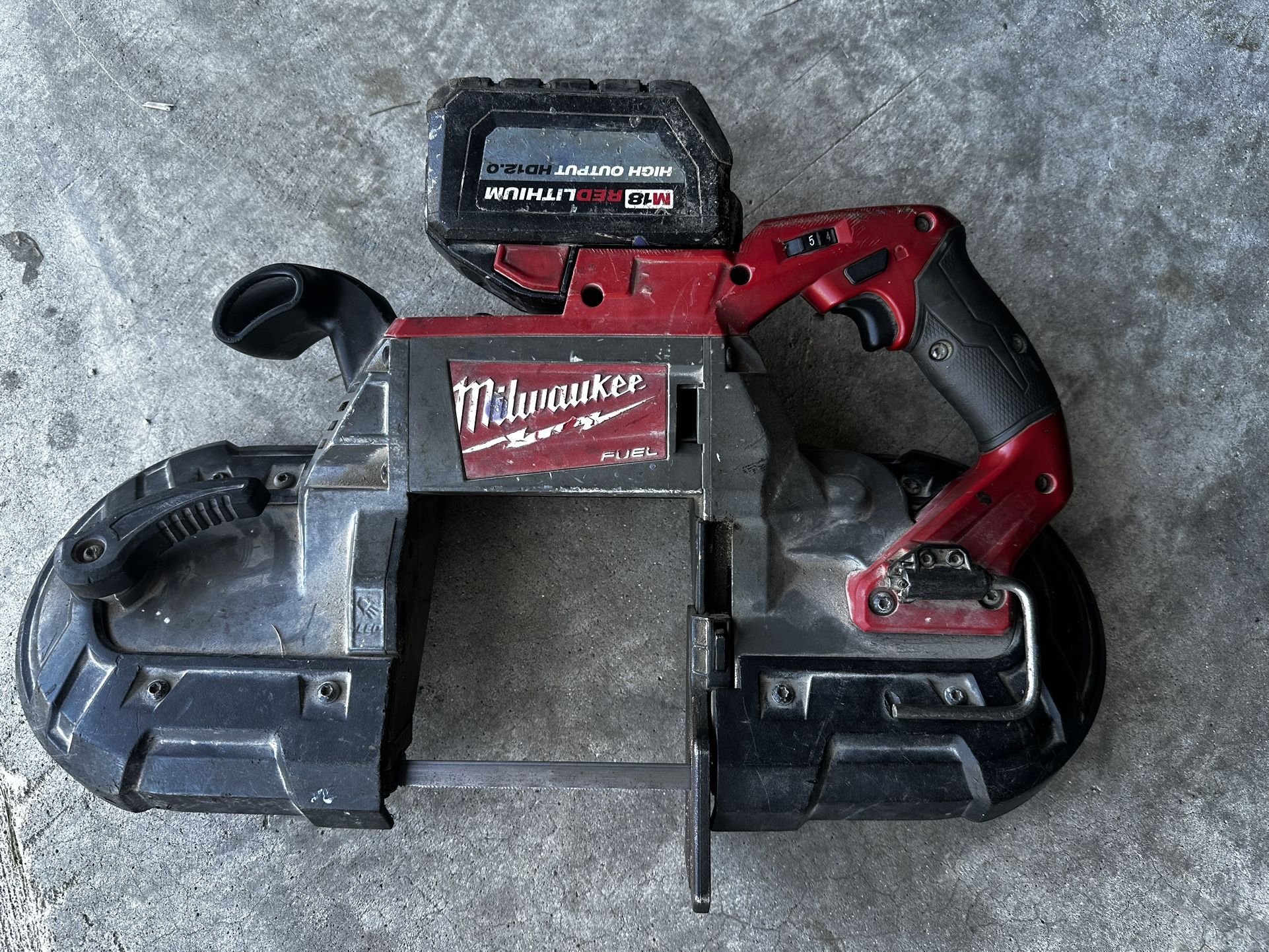 Milwaukee M18 Band Saw And Battery