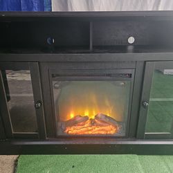 Tv stand with Heater fireplace