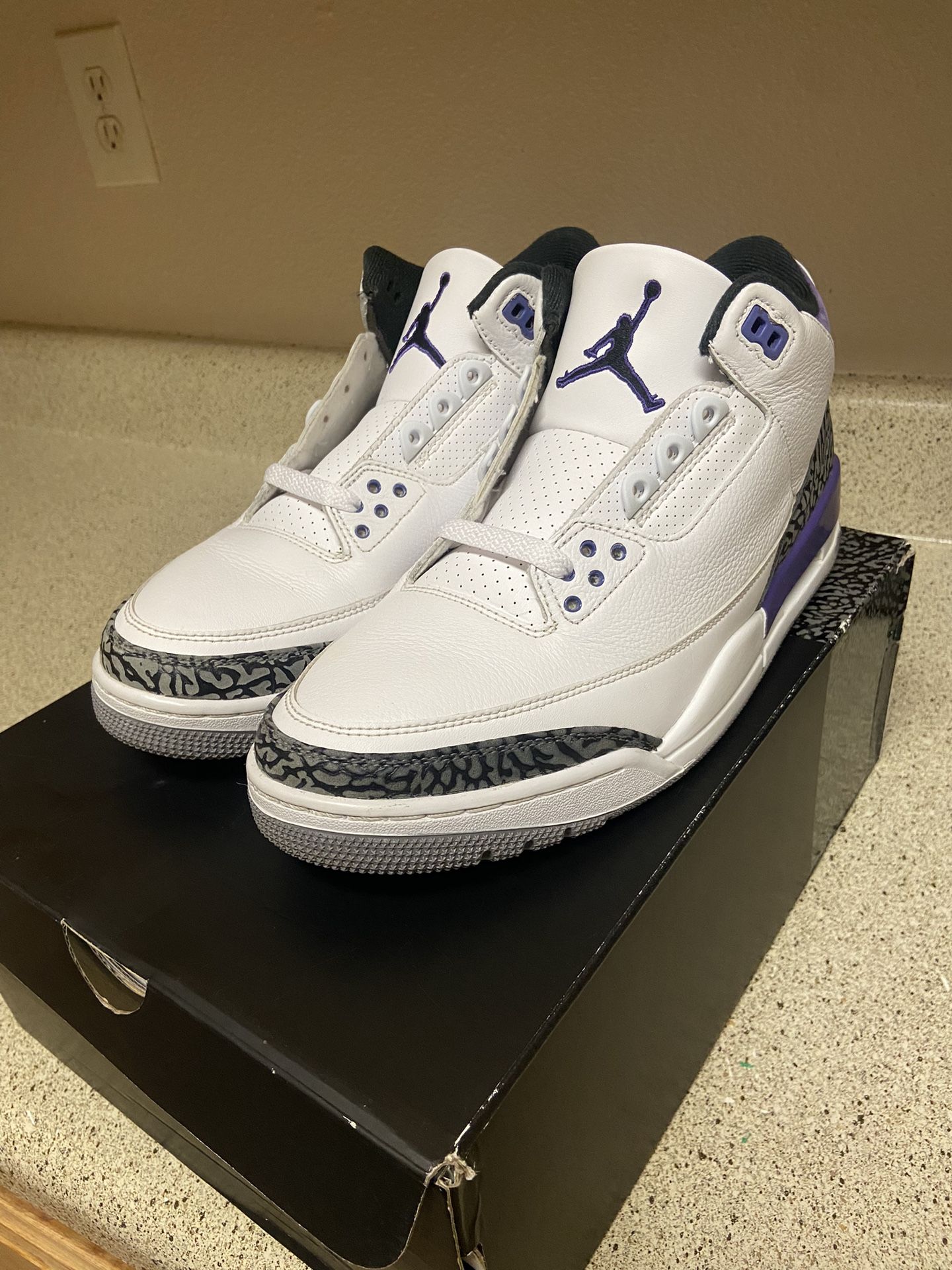 Air Jordan  3 Retro "Dark Iris”