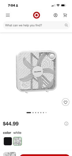 PELONIS BOX FAN LIKE NEW