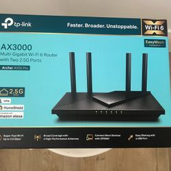 TP-Link Archer AX55 Pro AX3000 Wi-Fi 6 Router