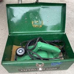 Green Hitachi Planer