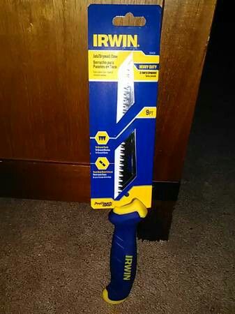Irwin jab/drywall saw* brand new* heavy duty