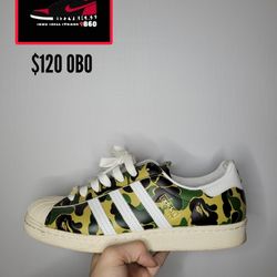 Adidas Superstar 'Bape ABC Camo Green'
