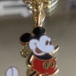Vintage Circa 1980’s Original Mickey Mouse Walt Disney World Enamel Keychain