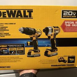 Dewalt Combo Kit Power stack Batteries..New