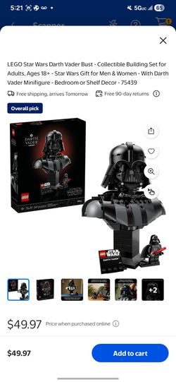 New Vader lego set