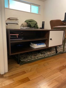 Mid-Century Modern TV Stand with Storage