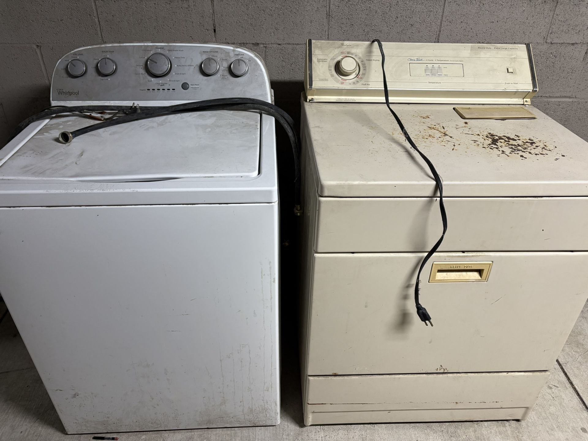 Washer And dryer 