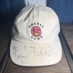 Signed Cherry Bomb Hat By Tyler The Creator 