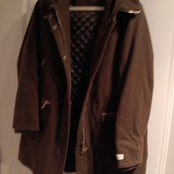 Calvin Klein  XL Hooded Jacket (Brown)