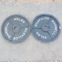 Olympic Weights 2x45lbs