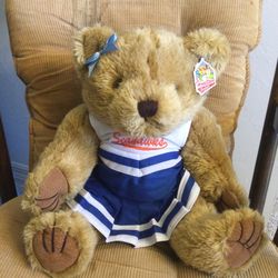 “Seahawks” Cheerleader Plush Bear —14”