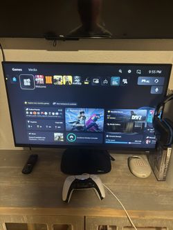 Ps5 Bundle, with monitor, and headset.