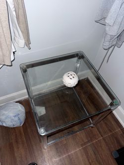 Two Tier luxury glass side tables