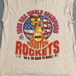 Vintage Houston Rockets 1995 NBA Champions 