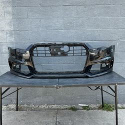 2015 - 2018 AUDI A6 S Line Front Bumper Cover OEM 
