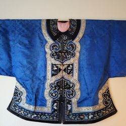 Blue Qing Dynasty Robe/coat