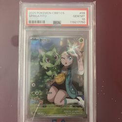 PSA 10 Sprigatito CN Promo