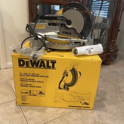 New DEWALT SINGLE BEVEL COMPOUND MITER SAW