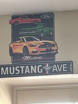 Ford Mustang Wall pictures tin from Hobby lobby