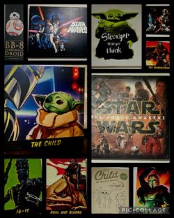Star Wars/Mandalorian Canvas Pictures 