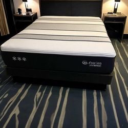 Queen Size Mattress Serta iSeries Hybrid Of 14 Inches Thick Firm New From Factory Same Day Delivery 🚚 