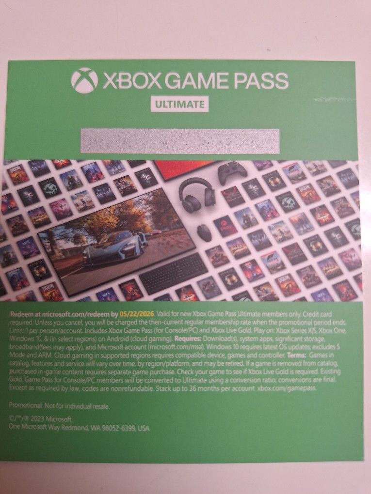 Xbox Game Pass Ultimate 1 Month